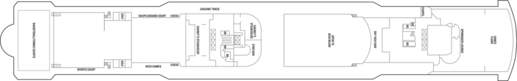 Norwegian Cruise Line Norwegian Jewel Deck Plans Deck 13.png